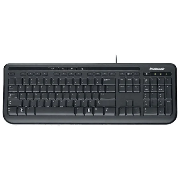 Клавиатура Microsoft Wired Keyboard 600 USB Black (ANB-00018)